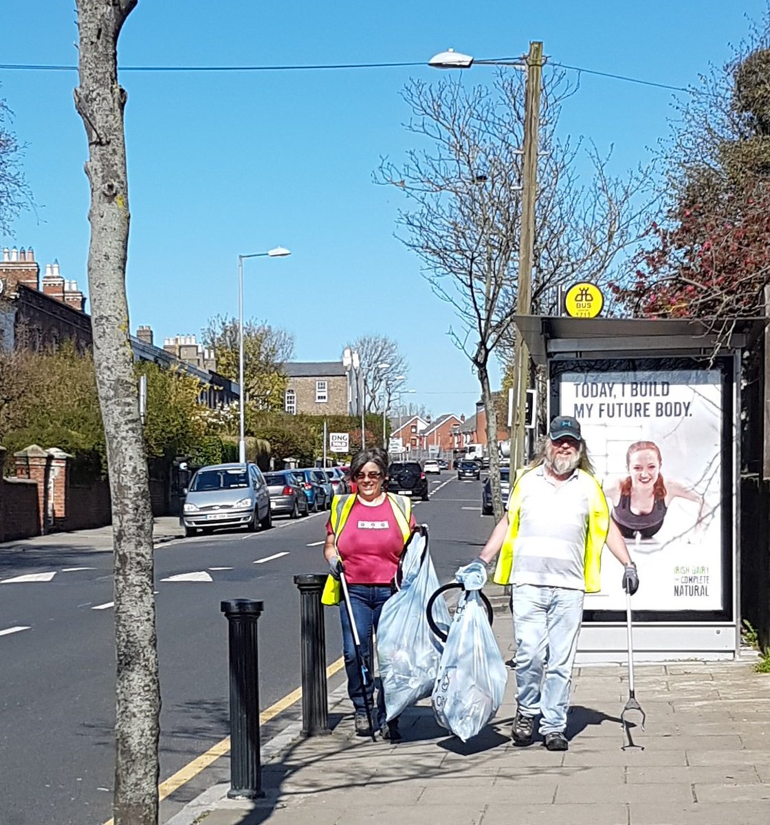 Some snaps of our volunteers on the #TeamDublincleanup  today
Stoneybatter is gleaming in the sunshine