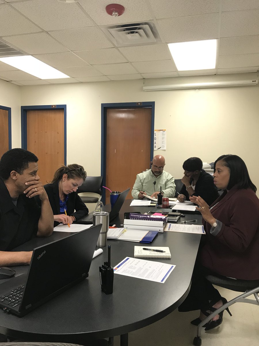 _TMSanders's tweet photo. Whoever said Friday evenings are not for meetings never met this group of talented administrators led by a coach committed to continuous school improvement. @educatingall @JannaLicata @Renee_McKinnon1 @AngelaFoster71 @Bigalteach #Eastsidetakeover #ALLIN https://t.co/U4CSziJ3di