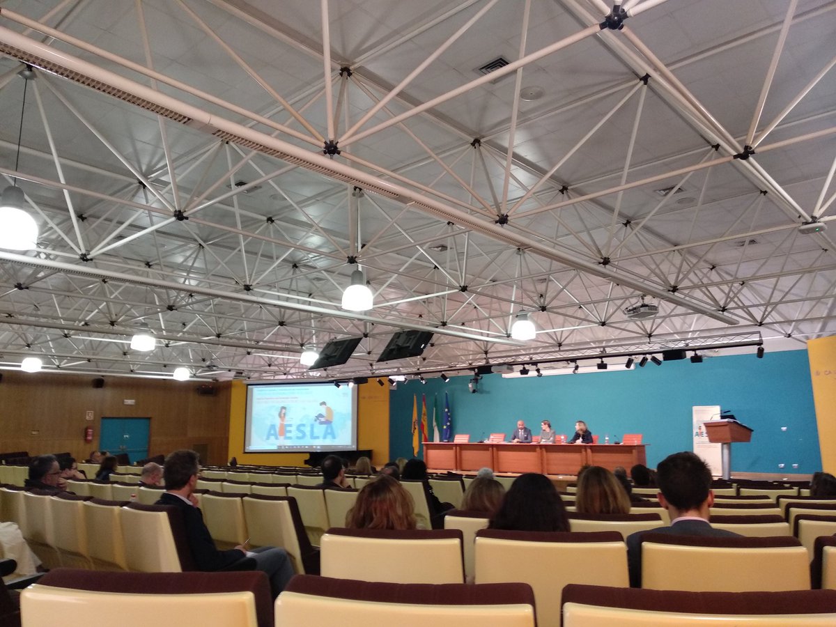 aesla2018's tweet photo. Acto de clausura / Closing ceremony #AESLA2018 https://t.co/rRsnKBz5yz