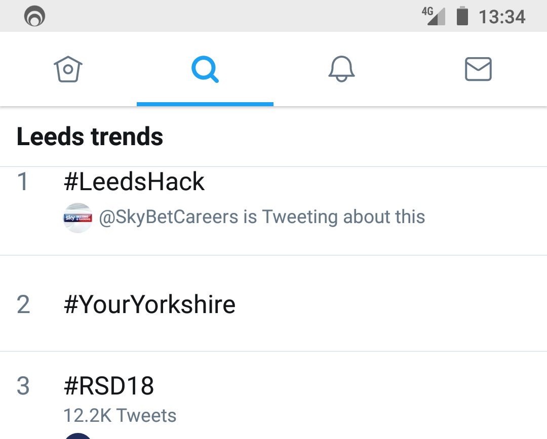Great to see #LeedsHack trending. <a href="/leedshack/">Leeds Hack</a> #LeedsDigi18