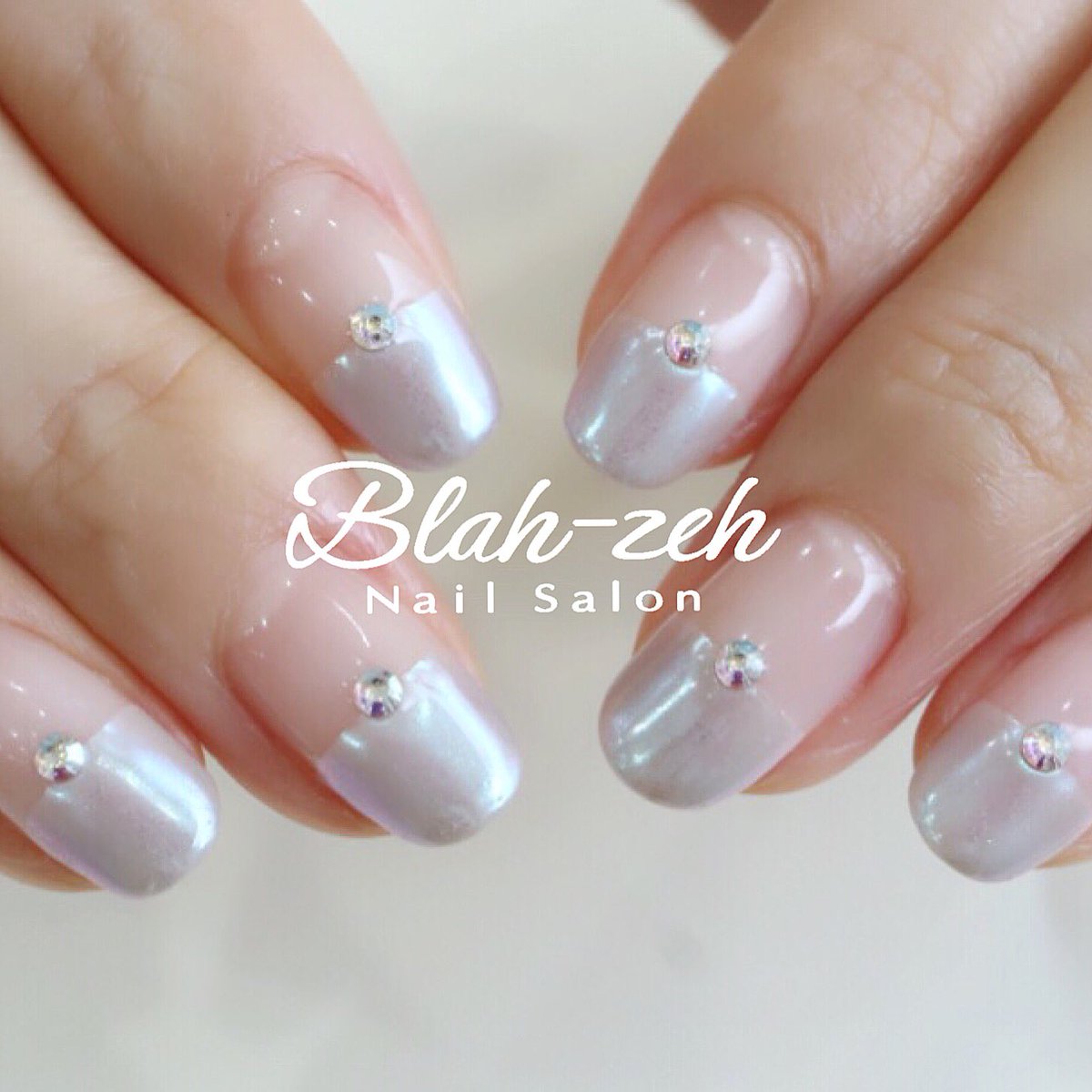 Blah Zeh Nail Salon School در توییتر ミラーネイル ストレート