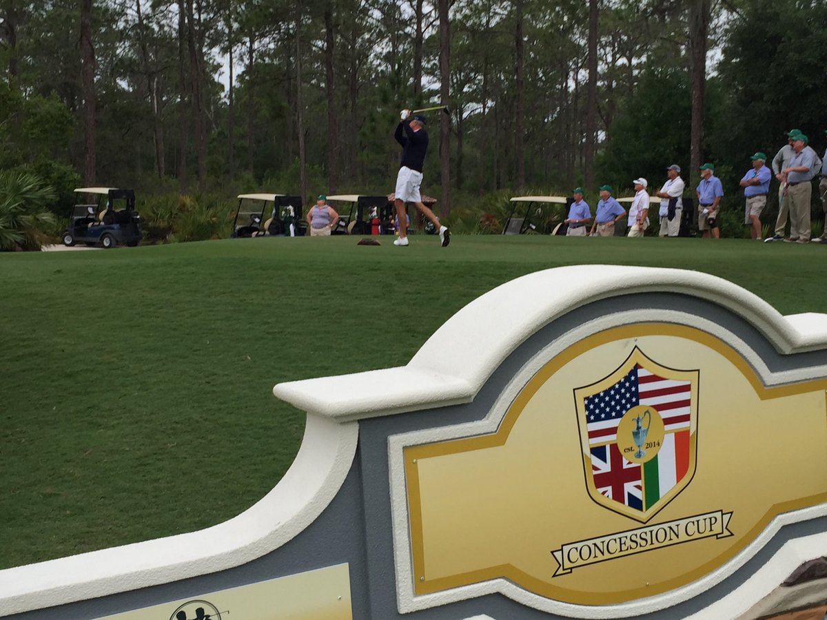 First shot of Saturday Singles by USA's Buddy Marucci. A big day ahead with 14 matches on tap.