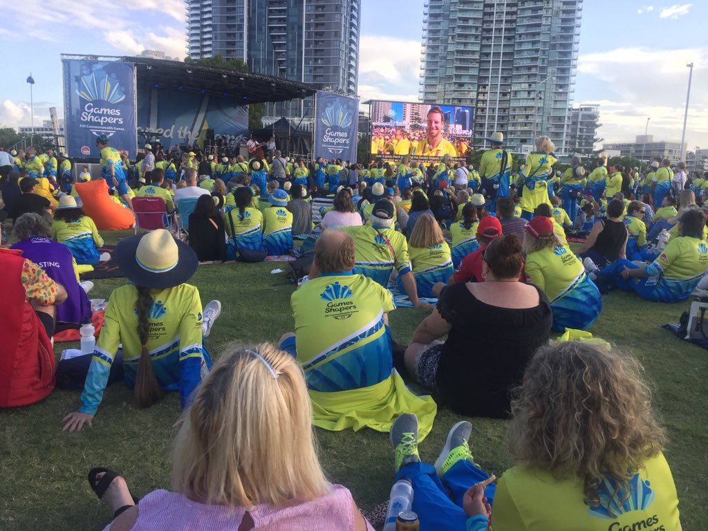 JPLangbroek's tweet photo. . @GC2018 confirmed what we all know to be true - our people are our greatest asset! Thanks to all our #GC2018 volunteers ππΌ #GamesShapers #Sharethedream https://t.co/SLPPnWGrey