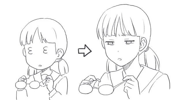 今まで、漫画とかで眼鏡を外すと目が33になるディフォルメの理由ってあんまり深く考えて無かったんだけど、あれって目が悪い人が目を細めてる描写だったんだね…!「え、普通にわかるでしょ」って言われたけど今までわかんなかったよ 目から鱗すぎる 