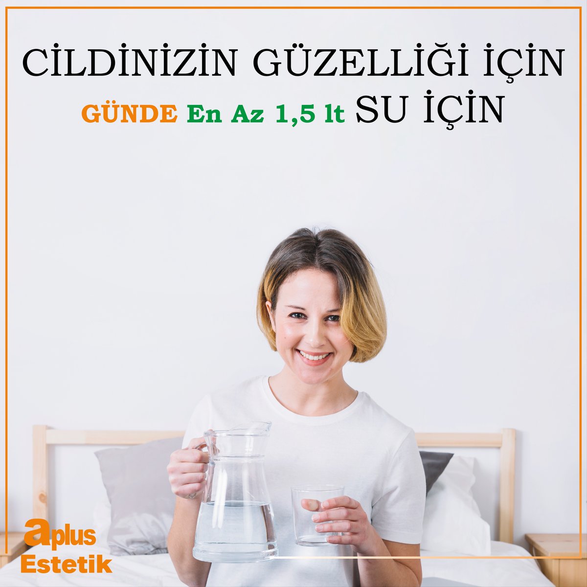 Günlük yaklaşık olarak 2 litrelik bir su tüketimi uzmanlar tarafından cildin sağlığını ve güzelliğini koruması için şiddetle öneriliyor. 
#suicmek #cildguzelligi #ciltbakımı #ciltgençleştirme #ciltguzelligi #ciltgüzelliği #aplus #istanbul #kartal #Cumartesi