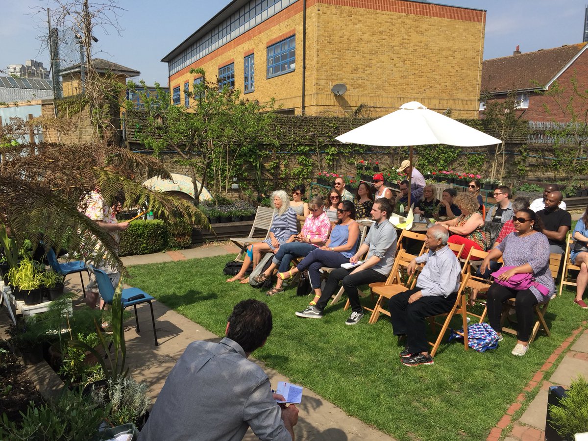 Southwark green volunteering network, joined up support from LB Southwark Council for community gardeners. Just some of the useful discussions at Walworth Community Garden conference today @WalworthSociety @SouthwarkCAN @CgnWalworth