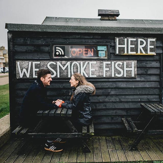 Who doesn't? #wesmokefish  @annaracheldavies #engagementshoot #engagementphotography #preweddingshoot #suffolkweddingphotography 
#norfolkweddingphotographer #instawed #aldeburgh #suffolk #bride #loveauthentic #chasinglight #portraits #documentaryphotogr… ift.tt/2qNAguX