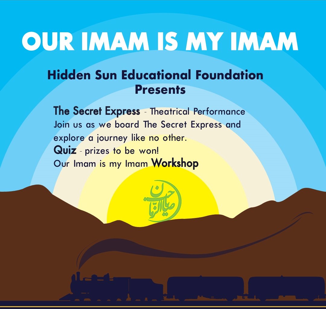 HiddenSunFndUK's tweet photo. Mid Shaban 2018 - Our Imam is My Imam - https://t.co/RlaXI3fyFr https://t.co/VPq2NT9yno