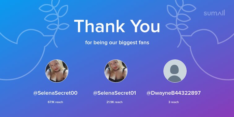AscensionShow's tweet photo. Our biggest fans this week: @SelenaSecret00, @SelenaSecret01, @DwayneB44322897. Thank you! via https://t.co/ujJodWSlRa https://t.co/fDJ7Sz6kXK