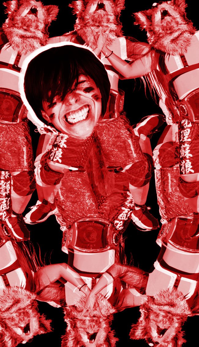 wolfinjapan's tweet photo. NOISY WOLF SCISSORS
a background for phones. for humans. that want to give themselves headaches with my face.
#WOLVESCANTPHOTOSHOP #BUTWETRY https://t.co/vjeFDAqnoY