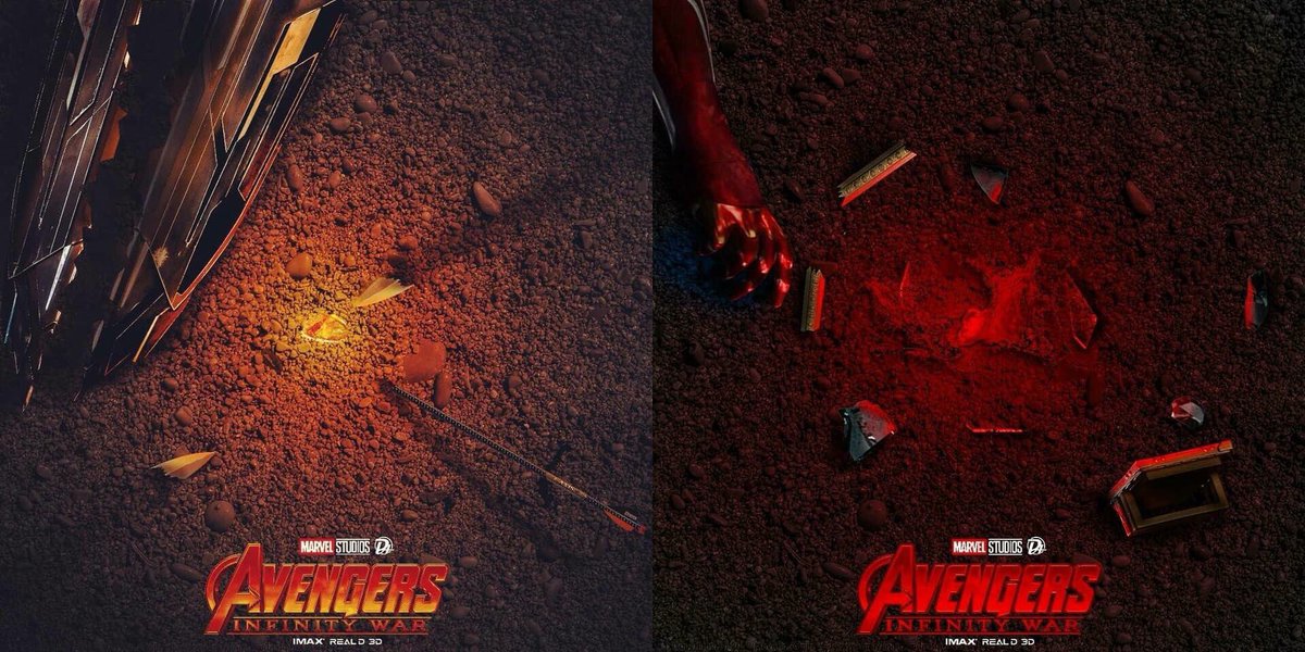 iamgeekingout's tweet photo. these ‘infinity stones’ poster arts are giving me nightmares 😰 https://t.co/AvM78g4WPN