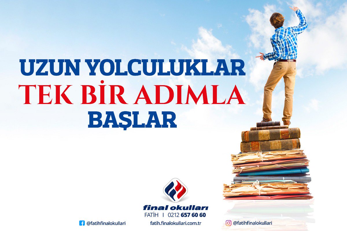 FinalFatih's tweet photo. Başarıya giden bu uzun yolda atacağınız her adımda yanınızdayız.
#fatihfinalokulları #finalokulları #eğitim #okul🏫#öğrenci #öğretmen #yks2018 #yks https://t.co/EkFqUFQ8CW