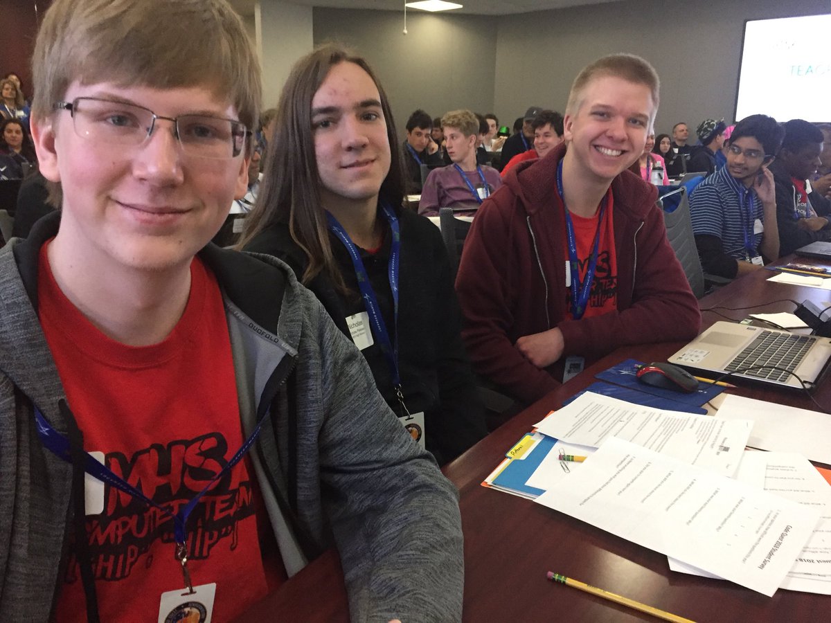 DonnaSMarks's tweet photo. The team to beat in Stratford! Last year's winners -- Milford High School #codequest2018 https://t.co/HR3DEM3ZfA