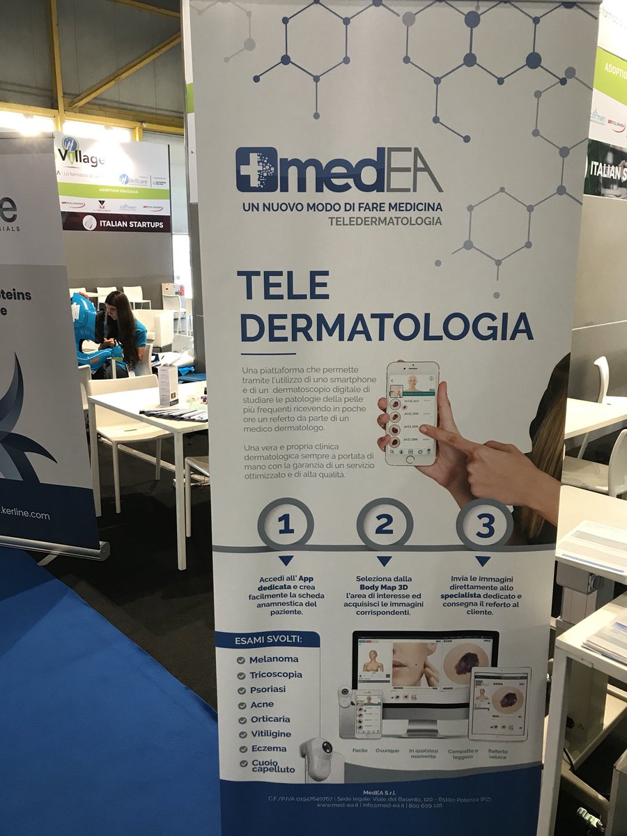 Medea_srl's tweet photo. La #teledermatologia di @Medea_srl come strumento efficace per la farmacia #Cosmofarma2018 https://t.co/Pkxg3ObwpK