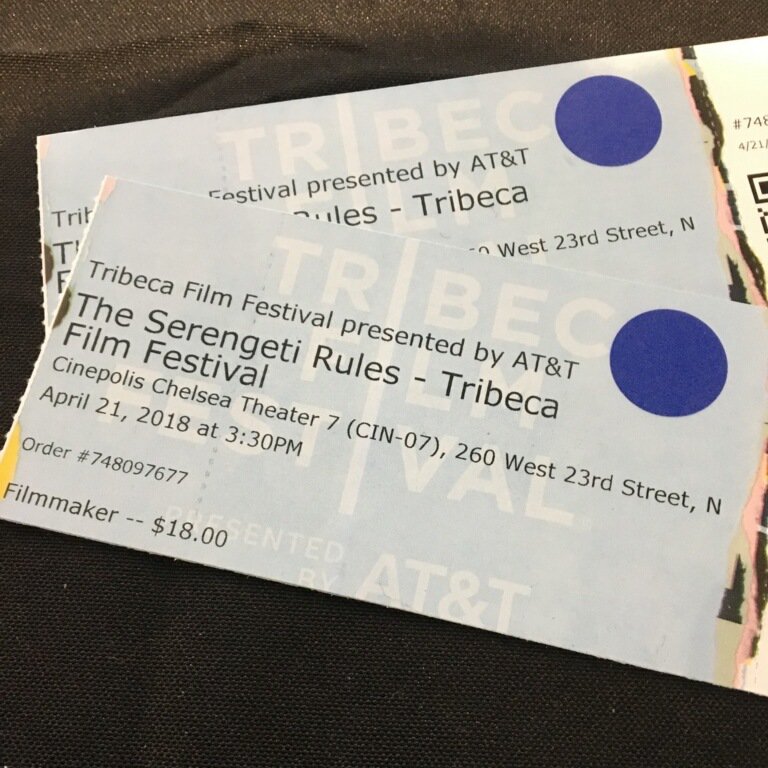 SerengetiRules's tweet image. Less than an hour away from our #Tribeca2018 premiere! Get ready to #LearnTheRules at the Chelsea Theater. #TheSerengetiRules @PassionPix @TangledBankHHMI