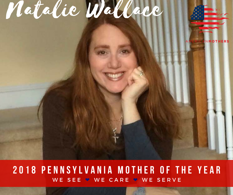 americanmothers's tweet photo. Natalie Wallace named 2018 Pennsylvania Mother of the Year! Learn more about this dynamic mom. https://t.co/JF5HEf60sV #momstrong #wecare #joinami #moty https://t.co/07W3TkGy2J