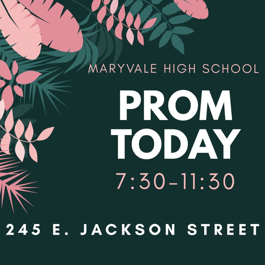 MHS_Panthers_'s tweet photo. Don’t forget your I.D. and your tickets! #maryvaleprom2018 https://t.co/KL26P8ALLm