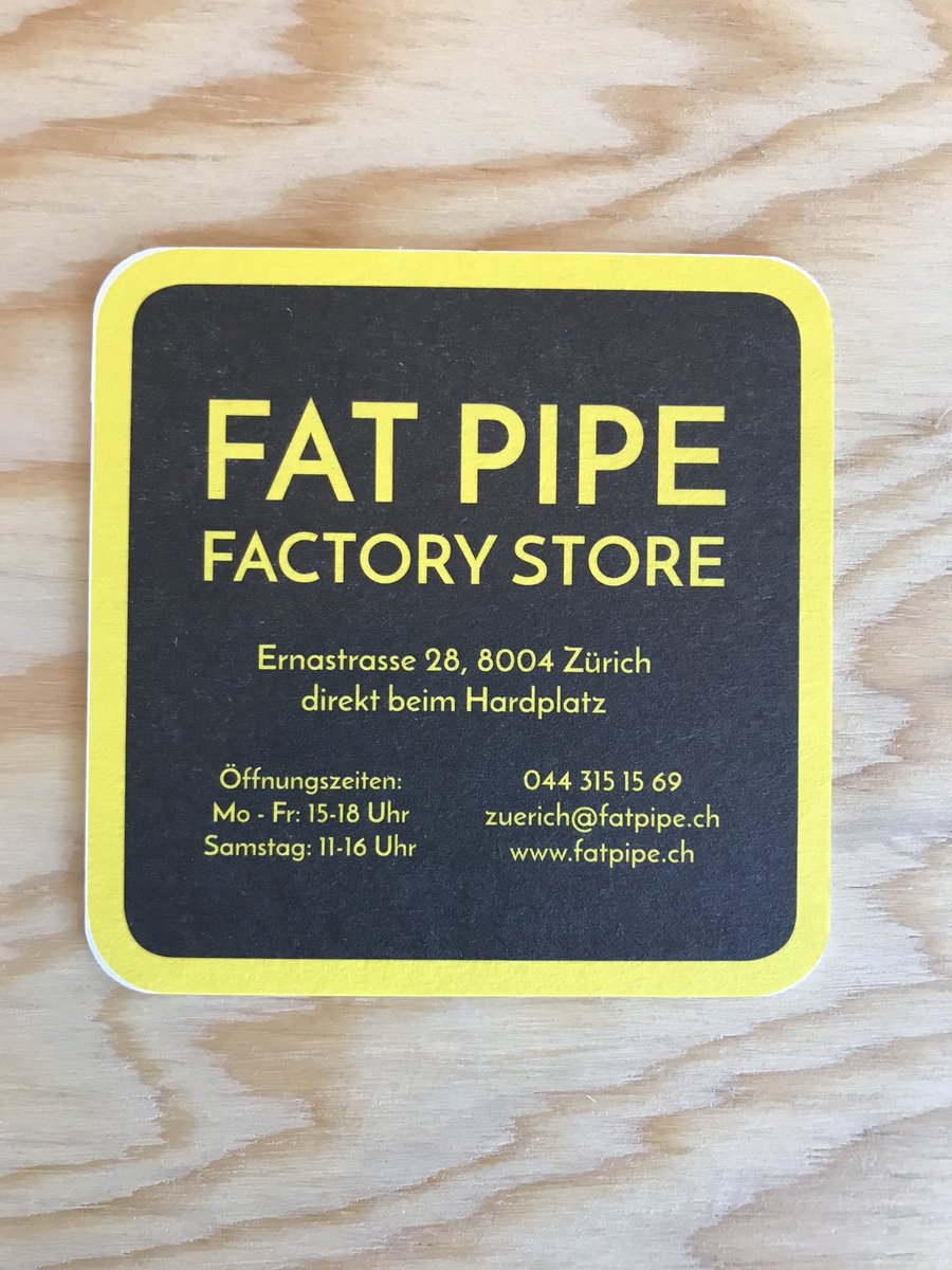 fat pipe store zurich 🔵⚪️⭐️🇨🇭