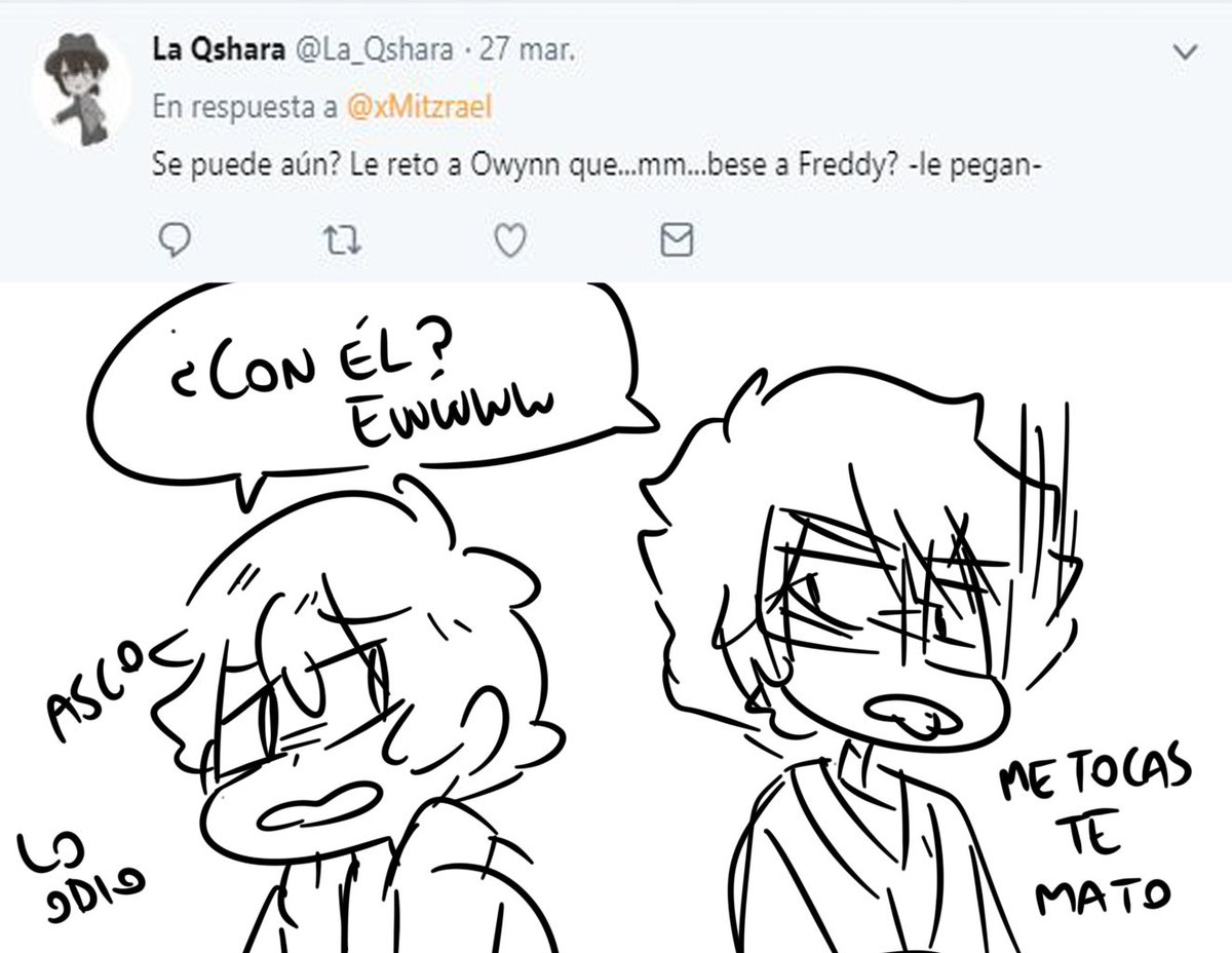xMitzuru's tweet photo. Pedido y retos akdjskdlsa #FNAFHSMiniASK https://t.co/eX0GH6sNCo