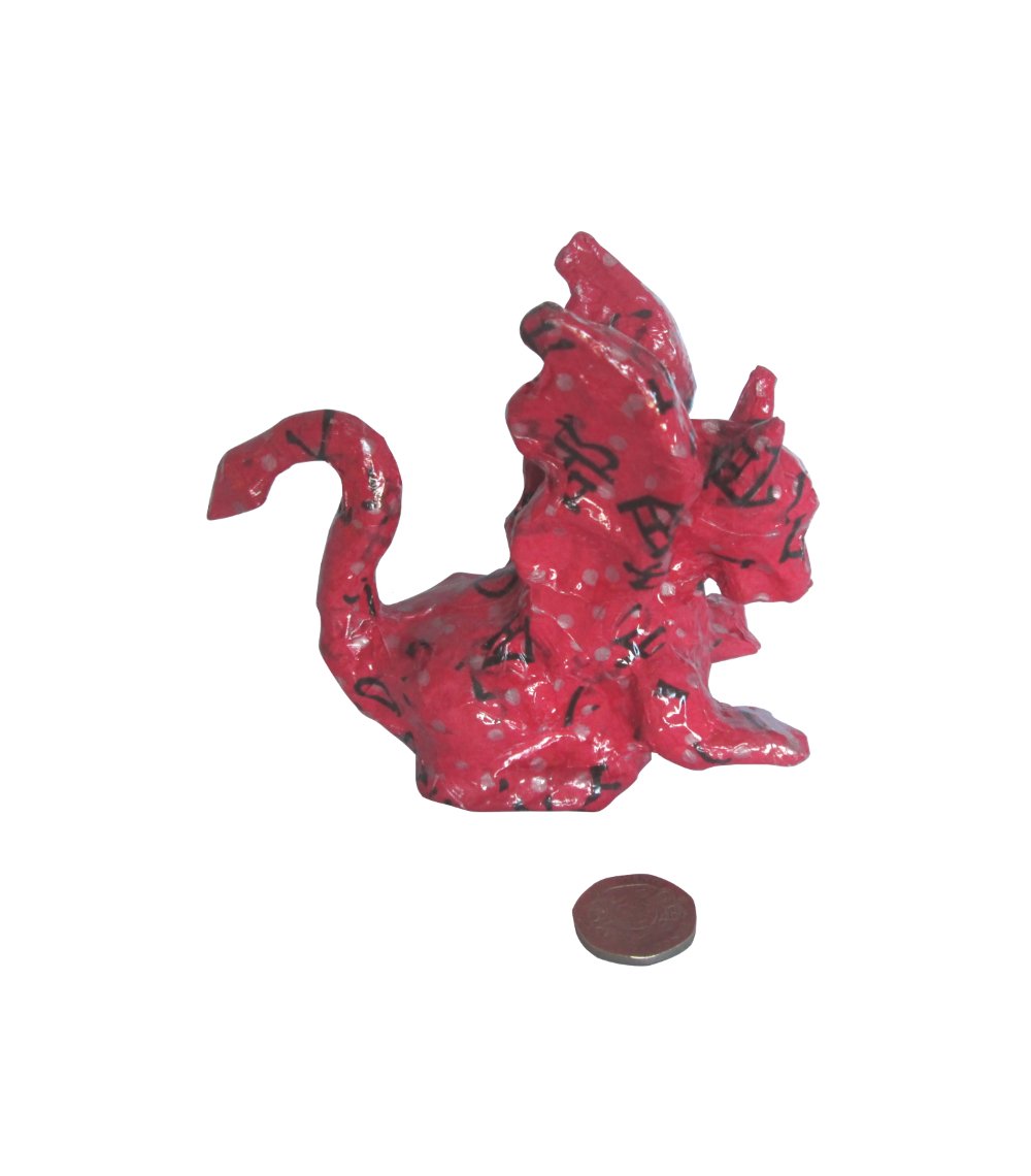 New today: there be dragons Red Dragon Ornament, Asian Dragon Gift, Dragon Figurine, Fantasy Figure, Mythical Creature Character, Girl Gift, Boy Gift, Kids room decor etsy.me/2Hn60xu via <a href="/Etsy/">Etsy</a>