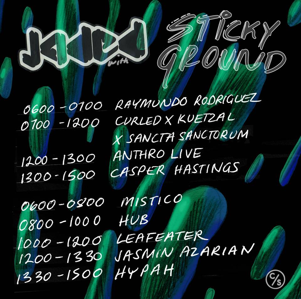 JadedLondon's tweet photo. 22.04.18
@JadedLondon with #stickyground at @Corsica_Studios
Timetable
tix £10 https://t.co/OnETKfEth1
guest list £12 https://t.co/1QVtpi1FQ1 — https://t.co/rvOyCqvlw0
