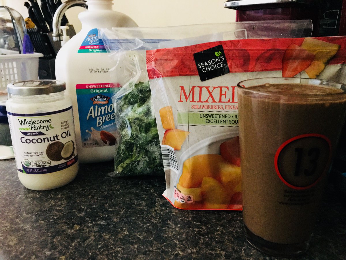 Dbbledip's tweet photo. Boy do I love me so shake time! Recipe of the day is simple. Something about these mixed berries and kale though I tell ya make my super foods super tasty. I almost thought I had a McDonald’s shake! No lie!
And then I drink it too fast and then I’m sad.
#superfoods #ilovemyshakes https://t.co/Fg2feG1i8J