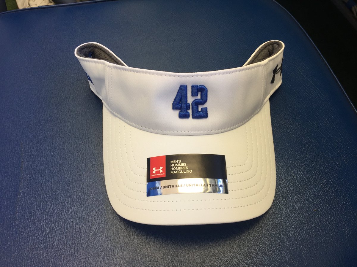 UCLASoftball's tweet image. Retweet or like this tweet and you could be the owner of this #42visor, as well as two tickets to tomorrow's UCLA-Washington game. A winner will be selected at random during today's game. #GoBruins