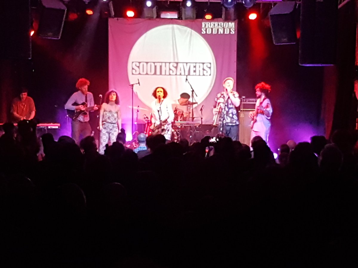 FreedomSounds's tweet photo. The Main Stage audience are loving the @soothsayersband vibe. #FSFest2018 https://t.co/ZgMj1eHkej
