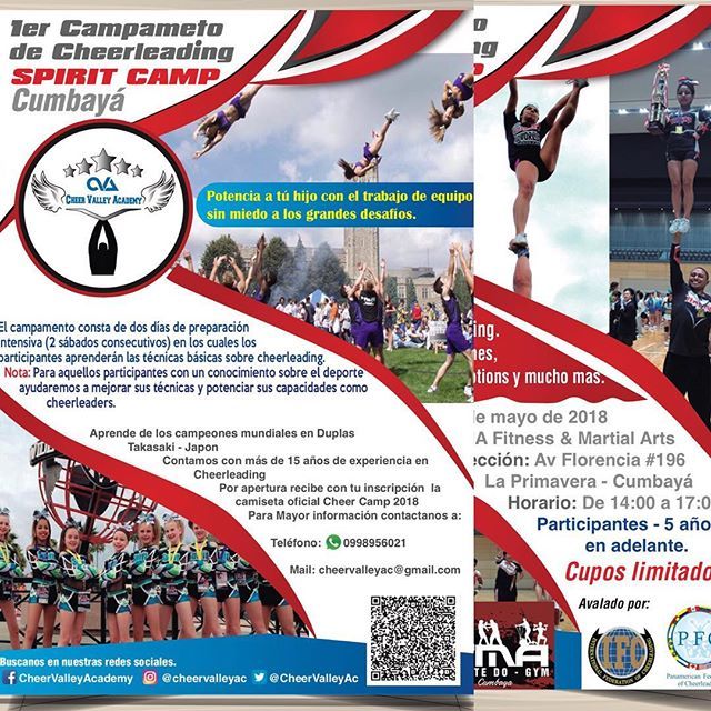 CheerValleyAc's tweet photo. El momento ha llegado!!!! 🎉🎉Tú qué esperas para inscribirte!🎉🎉 #cheervalleyac #cheerleading #cumbaya #tumbaco #losvalles
#porrismo #porristas #cheerleaders 
#ecuador #quito #recreacion #deporte #actividades #entretenimiento https://t.co/GmVxejyu3j https://t.co/Bqlvk517SD