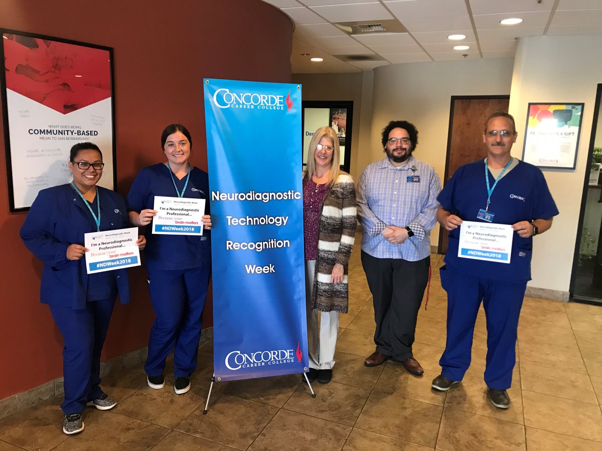 ConcordeCareer's tweet photo. #ConcordeSanBernardino #Neurodiagnostic Technology students/faculty enjoyed #NDWeek2018! Get details about our prog: https://t.co/jwyYVnBBvz https://t.co/Fhvpn2BNws