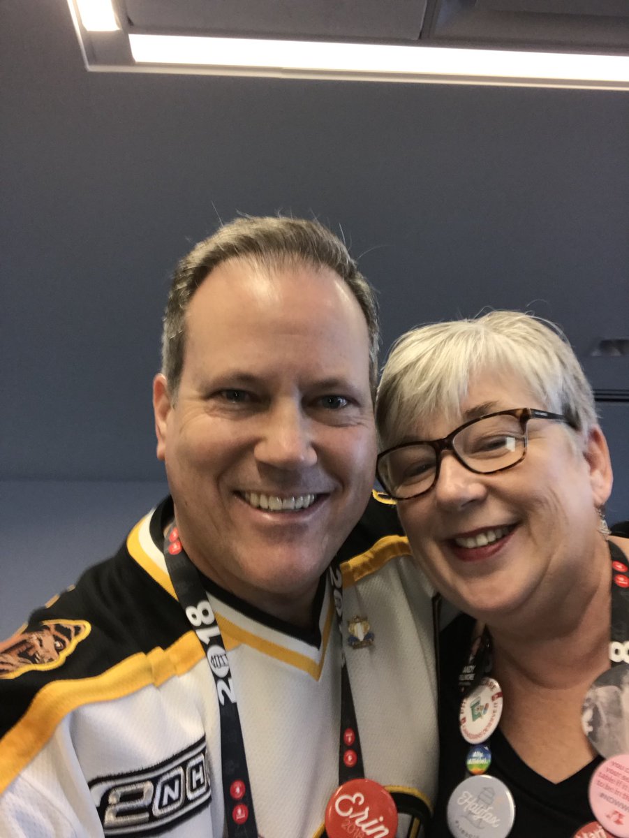 DarrenFisherNS's tweet photo. Hanging with my pal Bern! #Lib2018 #Halifax2018 @BernJordanMP https://t.co/j4EJ1aOuj4