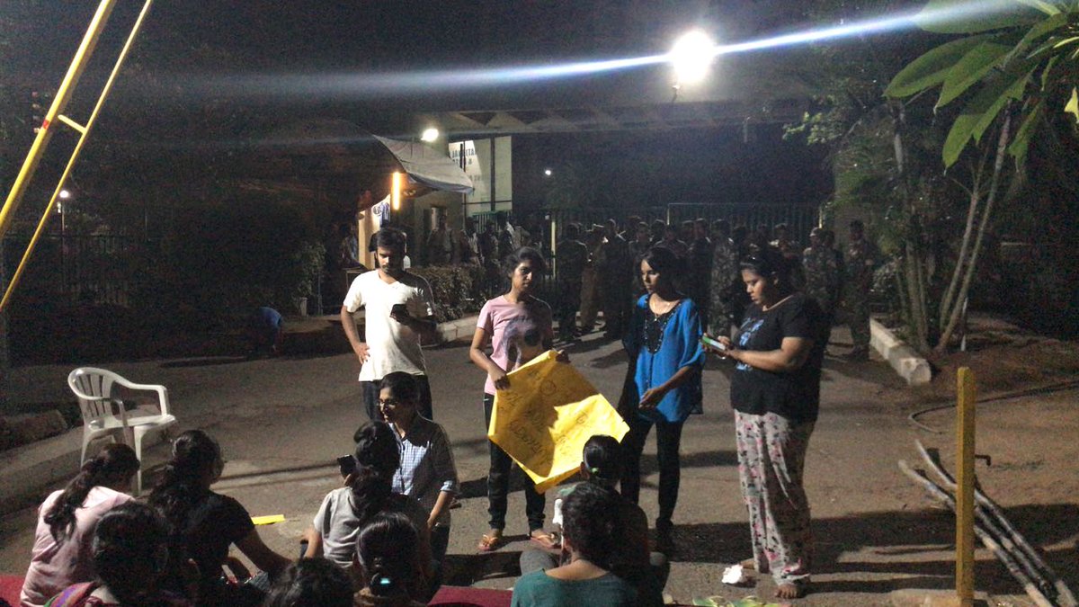 LakkimsettiS's tweet photo. It has been 57 hours since we have started hunger strike, the corrupt government of the newly  formed state haven’t opened their eyes, to the students concerns or even tried to put in slightest effort to address us, the politician are the same every time, during elections. https://t.co/xeziE3Q2og