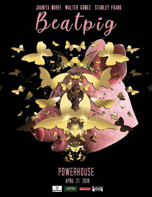 sfPOWERHOUSE's tweet photo. BEATPIG tonight....the sht will fly with @juanitamore @wgomezjr Stanley and #PIGCREW!!! https://t.co/1YYM7YcPI0