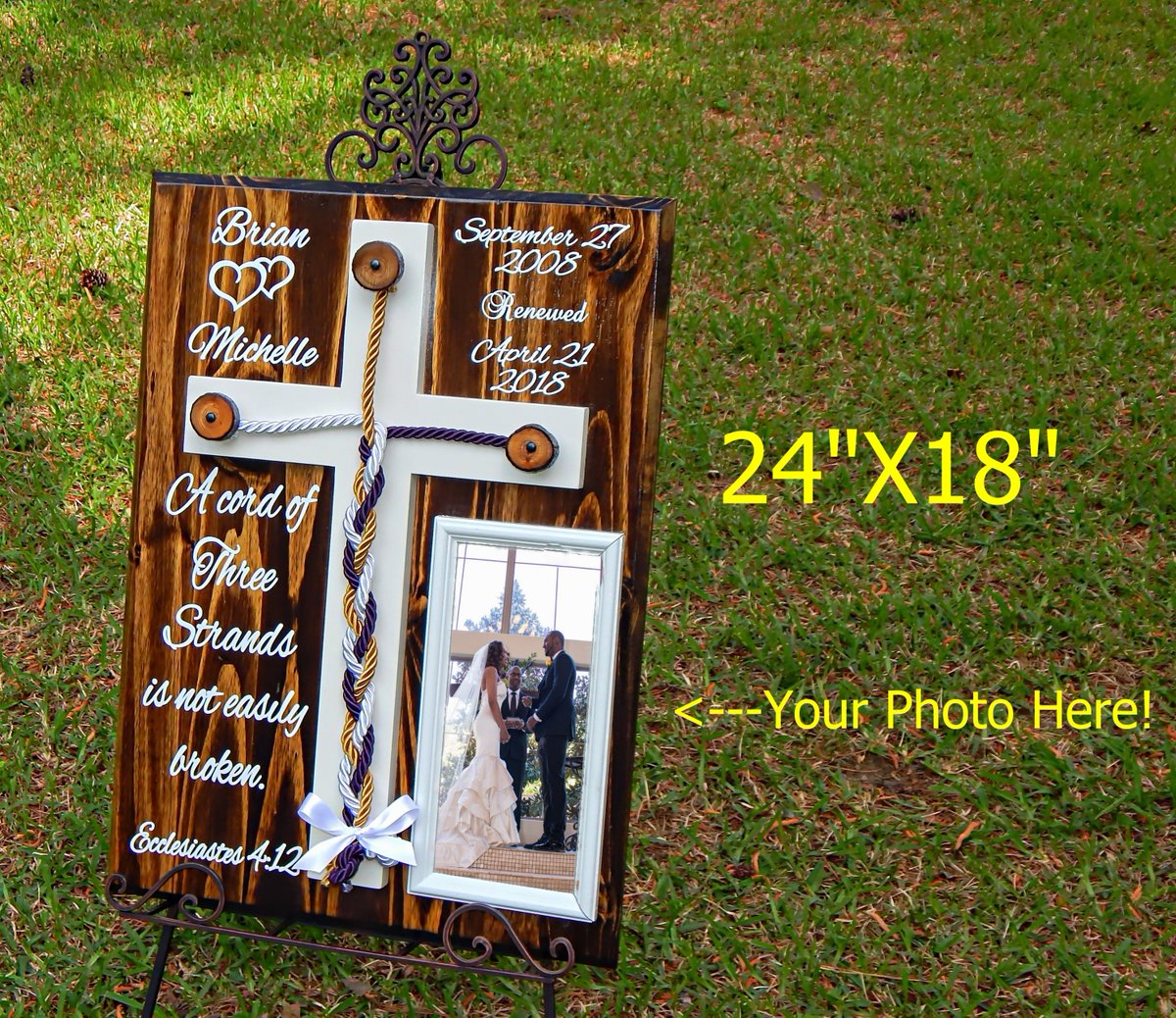 UnityBraids's tweet image. #WoodCross #CrossPhotoFrame #UnityBraids #RusticWedding #CordofThreeStrands #WeddingIdeas #WallDecorSign #ChristianCross #Unity #Gods #Knot #TyingKnots #Weddingideas #weddingreception unitybraids.com