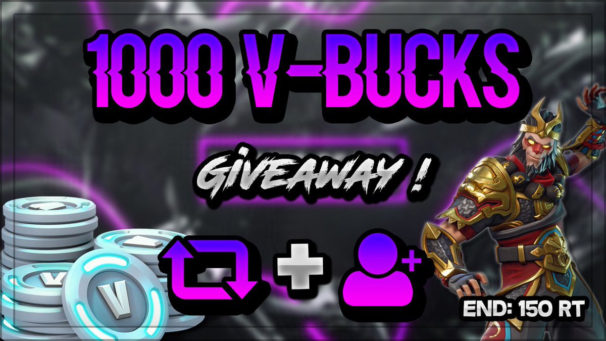 FortniteFRGG's tweet image. 🔵 CONCOURS 🔵

Gagne 1000 VBucks pour toi et 1000 autres pour ton pote !

1️⃣ Follow @FortniteFRGG
2️⃣ ReTweet ce Tweet
3️⃣ Tag un ami 

Fin du concours demain soir.