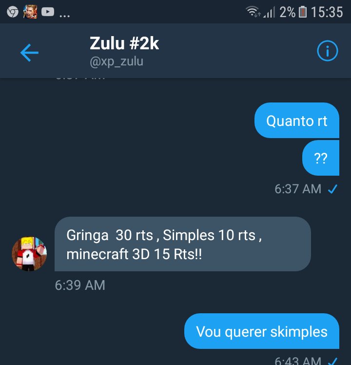 Gogo 10rts para <a href="/xp_zulu/">Zulu #2k Pedidos Off</a> ele me fazer uma banner 

<a href="/SlaaGringo_/">MyNamesIsRazzer</a> 
@elKamib 
<a href="/B3arDrawg/">emilia</a> 
@GWarriors_ 
@Grey_GFX
@MissCharmingYT 
<a href="/eialone/">oAlone ☸</a>