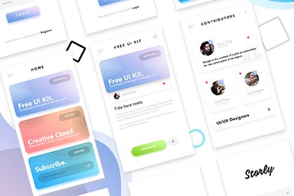 aliarabie's tweet image. My Stories Free #Mobile_UI Kit bit.ly/2JcwYbl