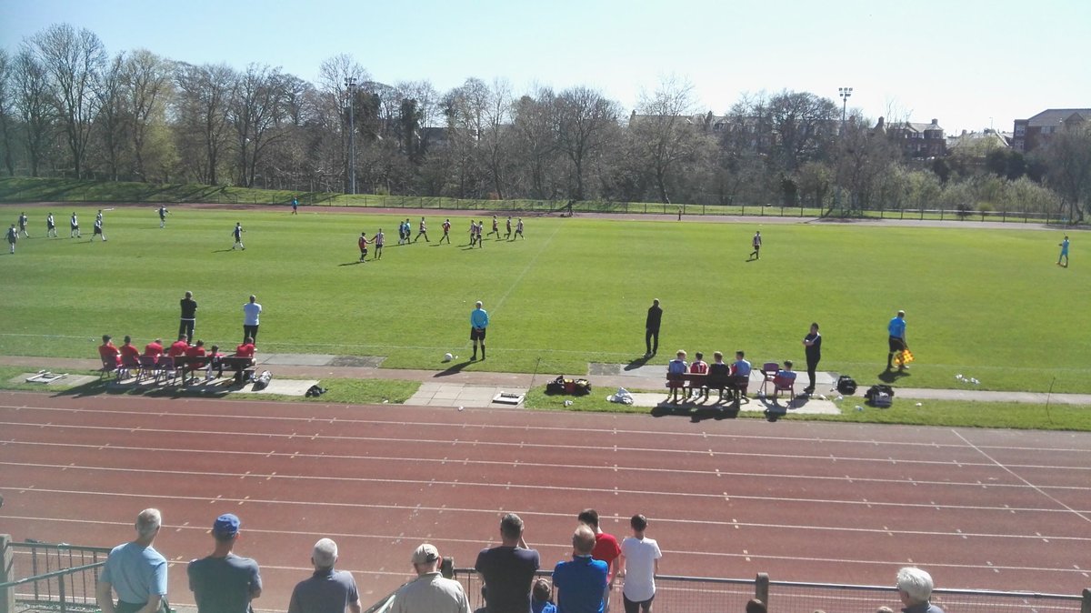 ValsparFCPIC's tweet photo. Valspar restore slender lead just before half time. https://t.co/XDMYK7CTzv