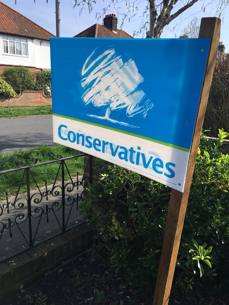 TCTories's tweet photo. Lovely to see these springing up all over #TownClose #Norwich - and more requested on our #torycanvass today! @ToryCanvass https://t.co/NFHZ9ncz2i