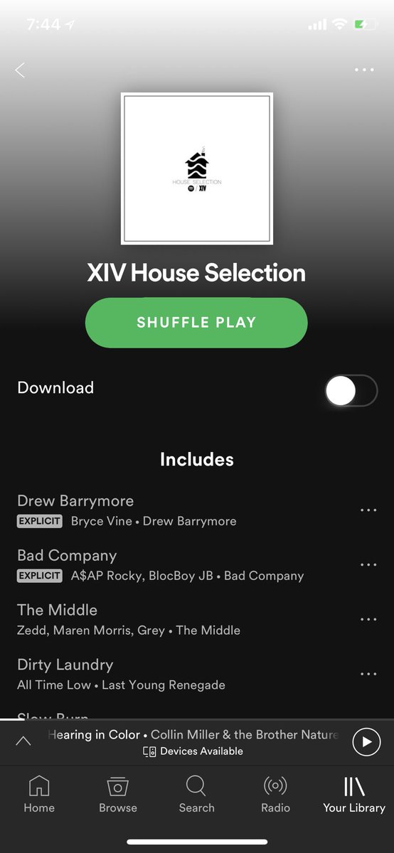 Go follow our XIV House Selection playlist on <a href="/Spotify/">Spotify</a>.