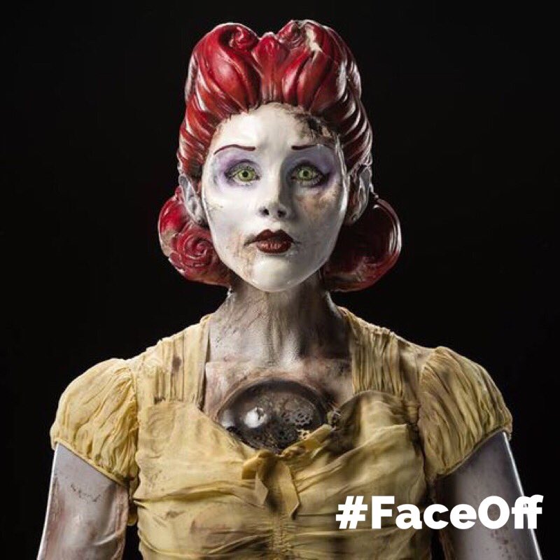 #FaceOffFlashback: Stephanie and Kelly’s clock-maker’s wife was a challenge winner!  We still love it! #FaceOff #FaceOff8 #ReturnOfTheChampions #ReturnOfTheChamps #FaceOff2018 #FaceOffReturns #FaceOffWillReturn #season8