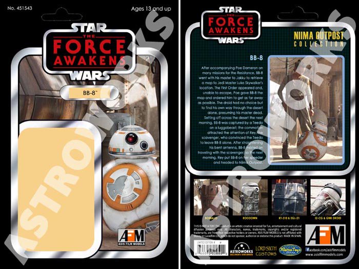 astroworksbcn's tweet photo. Cartón creado especialmente para acompañar a la figura #custom 1:12 de BB-8 creada por @AsisFilmModels : https://t.co/uByvG26Afs
#starwars #bb8 #cartones #cardback #theforceawakens #tfa #niimaoutpost #jakku #niima #droid #astromech https://t.co/TMHIODalwy
