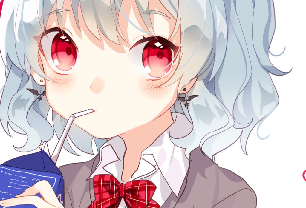 レミリア・スカーレット 「例大祭で頒布される、夏希さん(@ukiwakudasai)主催の「東方JK合同」」|もきゅこのイラスト