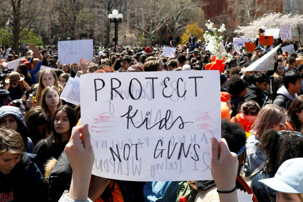 Reuters's tweet photo. U.S. student anti-gun activists to keep momentum alive over summer https://t.co/qups8uEB0q https://t.co/XbuAImos5T