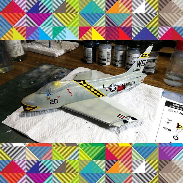 mmpaint's tweet photo. Gran trabajo en progreso con productos #MonkeyModellingPaint #FJ4B #Fury #Marines #Diamondback #aircraftmodelling #plamodel #aircraftmodel #scalemodelling #scalemodel #plasticmodelling #plasticmodel #aircraft #hobby #hobbie #HobbyBoss… https://t.co/VWoSkYkzZI https://t.co/zfaQLfn5Lr