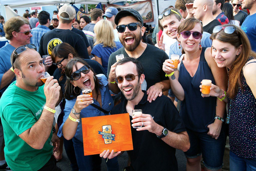 ANDonTAP's tweet photo. The 3rd Annual 'Anderson On Tap' Craft Beer Fest returns to downtown Anderson on Sat, June 2nd! 20 breweries &amp; distilleries will be on deck serving unlimited samples! 2 bands, food vendors, an artist fair and more! Discounted, online tickets available at https://t.co/7NhwBRJQqt! https://t.co/j8vD6qqhh7