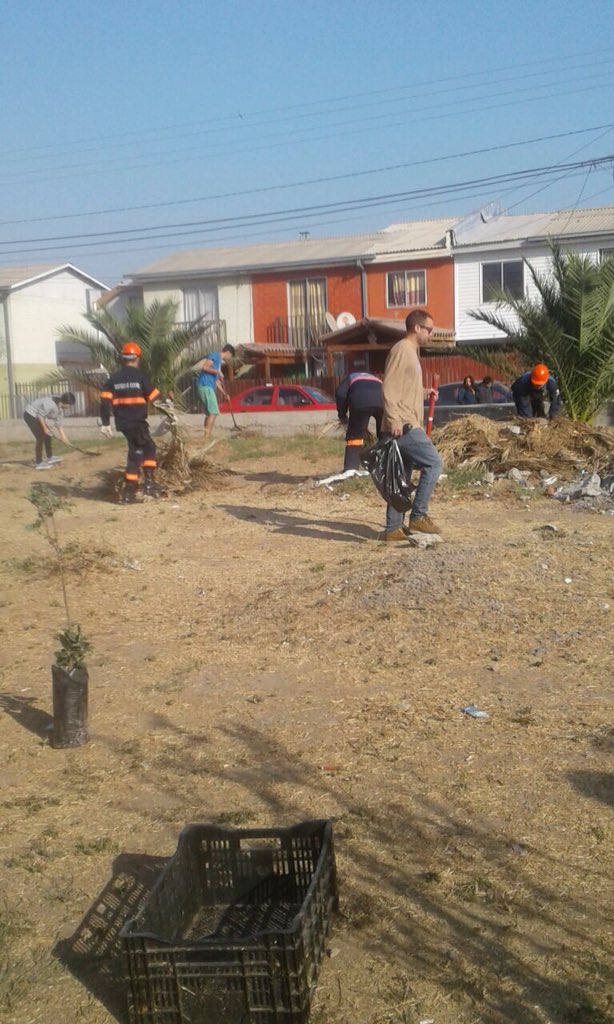 dcquillota's tweet photo. #Quillota En estos momentos la @DefensaCivilCL sede local @dcquillota, realiza jornada de limpieza y plantación de árboles junto a la comunidad, sector Antumapu. https://t.co/S5CymB1zVI