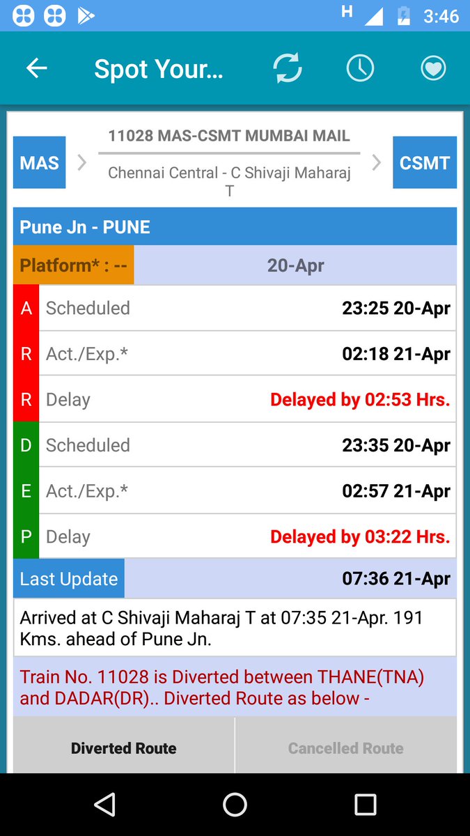 M_Chaitanya's tweet photo. @RailMinIndia Thanks for pathetic Experience!! Update your train schedule,if you can't follow it. Respect passangers valuable money &amp; time. https://t.co/0r2pyKqkhv