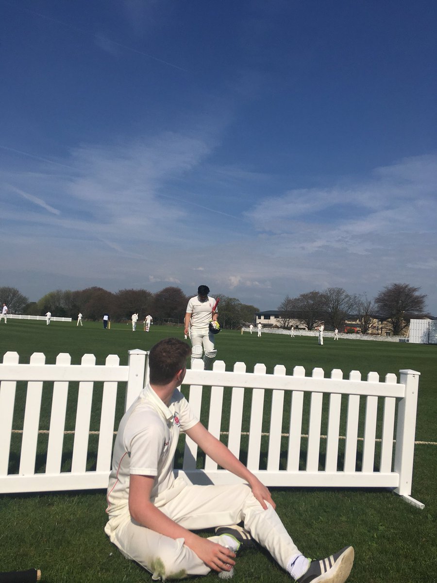 unofficial2XI's tweet photo. Gurung coming in after a strong 3 ball duck to start our batting innings. #Nightmarestart #notwhatthedoctorordered https://t.co/60hudm7XRu