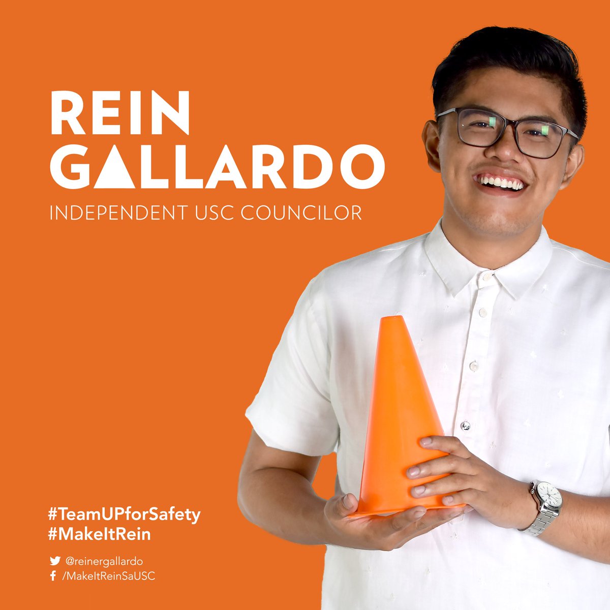 agfulgencio_'s tweet photo. Sa halos araw-araw na pagsama at pagsuporta sakanya sa RTR at educational discussions, mas narealize kong kailangan natin sya sa USC. Iilan lang ang mga kandidato na nagpepresent ng concrete plans to support their advocacies and isa sya dun.
#MakeItRein
#TeamUPforSafety https://t.co/A6A2jvNzgo